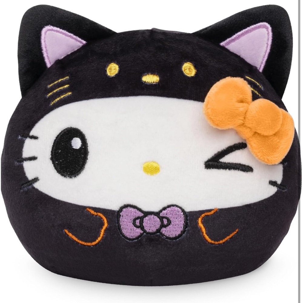 🎃😺NWT HELLO KITTY HALLOWEEN COSTUME REVERSIBLE 4” OFFICIAL SANRIO PLUSHIE